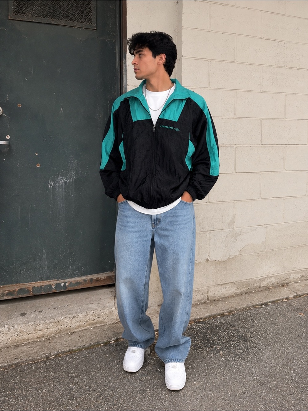Vintage Umbro • Colorblock Windbreaker